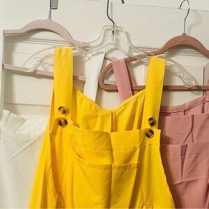 Yellow Pink White Jumpsuits